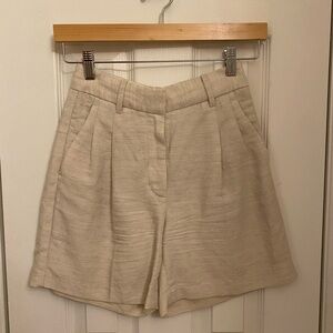 Wilfred Cream Bermudas Lightweight Casual Shorts